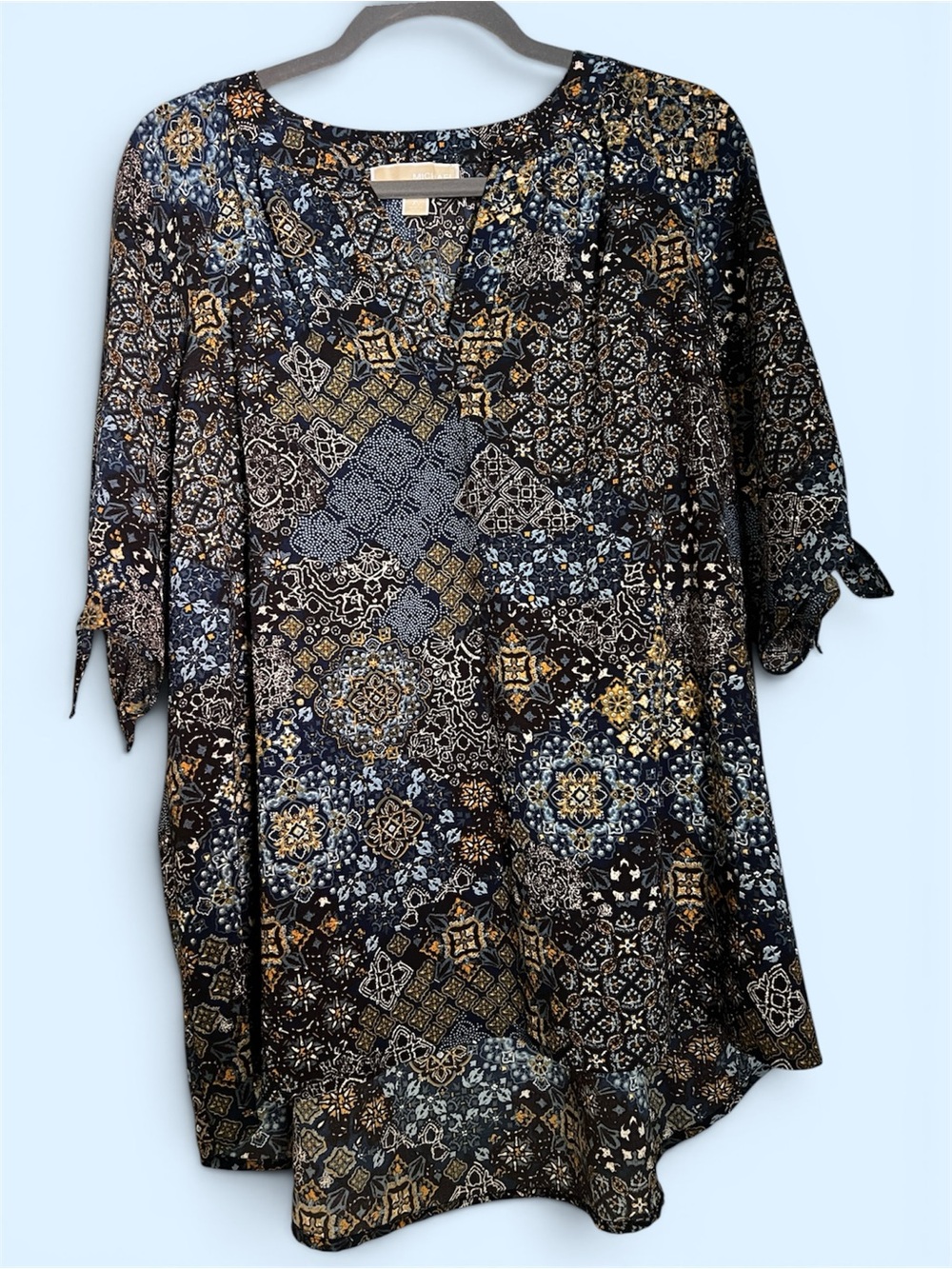 MICHAEL KORS V-Neck Tunic, XL